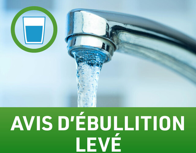 Levée de l'avis d'ébullition - 11 décembre 2024